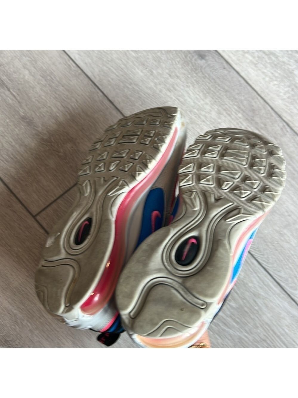 Nike air max 97 Multicolor pink blast Athletic Sneakers 6y women’s 7.5 - Picture 10 of 13